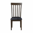 Lexicon Rutland 5-Piece Wood and Faux Leather Dining Set in Black