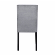 Lexicon Andreas 5-Piece Wood and Velvet Upholstery Dining Set in Gray