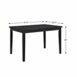 Lexicon Andreas 5-Piece Wood and Velvet Upholstery Dining Set in Gray