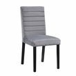 Lexicon Andreas 5-Piece Wood and Velvet Upholstery Dining Set in Gray