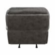 Lexicon Proctor Microfiber Manual Rocker Reclining Chair in Gray