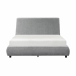 Lexicon Alford Chenille Upholstery Full Platform Bed in Gray