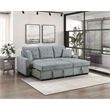 Lexicon Waitsfield Velvet 2-Piece Sectional with Right Chaise in Gray