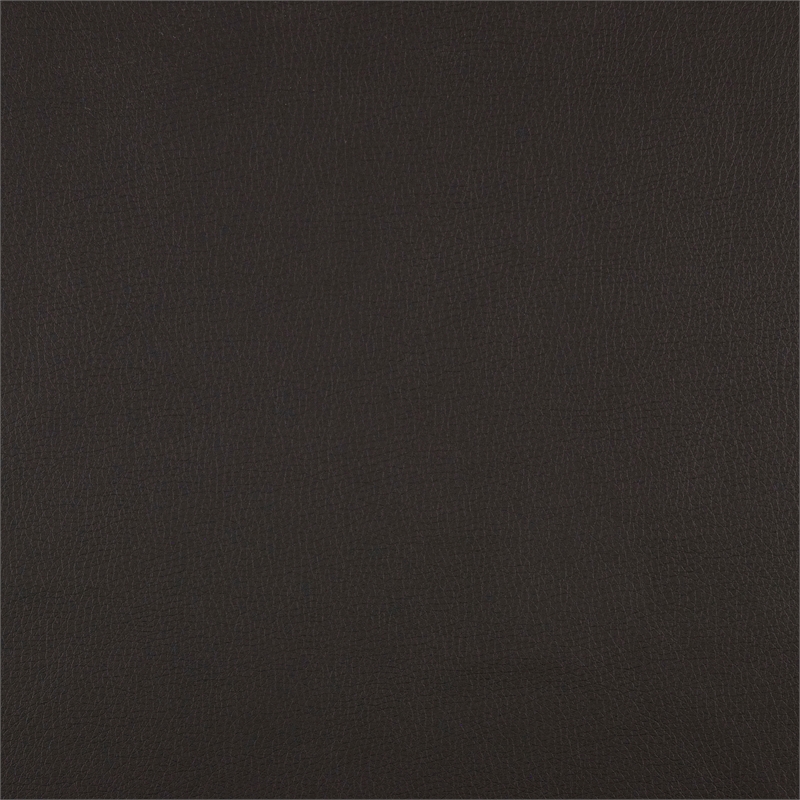 Lexicon Greenfield Faux Leather Push Back Reclining Chair in Dark Brown