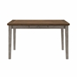 Lexicon Tigard Wood Counter Height Table in Cherry and Gray