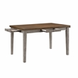 Lexicon Tigard Wood Counter Height Table in Cherry and Gray