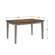 Lexicon Tigard Wood Counter Height Table in Cherry and Gray