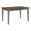 Lexicon Tigard Wood Counter Height Table in Cherry and Gray