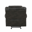 Lexicon Gainesville Microfiber Glider Manual Reclining Chair in Chocolate