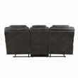 Lexicon Gainesville 2-Piece Microfiber Manual Reclining Sofa Set in Chocolate