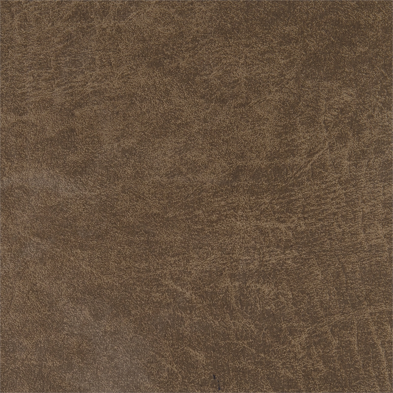 Lexicon Glendale Polished Microfiber Double Manual Reclining Sofa in Brown
