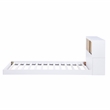 Lexicon Asker Wood Twin Bookcase Bed in 2-Tone Finish (White and Natural)