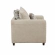 Lexicon Silverthorne Chenille Living Room Chair in Light Brown
