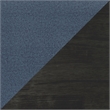 Lexicon Greeley Upholstered Wood & Velvet Accent Chair in Gray and Blue