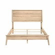 Lexicon Marrin Contemporary Wood Queen Panel Bed in Natural Oak