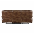 Lexicon Ellicott 2-Piece Leather Match Sofa Set in Brown