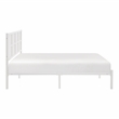 Lexicon Sanibel Metal Frame King Metal Platform Bed in White