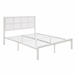 Lexicon Sanibel Metal Frame Queen Metal Platform Bed in White