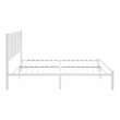 Lexicon Sanibel Metal Frame Queen Metal Platform Bed in White