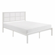 Lexicon Sanibel Metal Frame Queen Metal Platform Bed in White