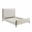 Lexicon Julian Chenille California King Platform Bed in Beige