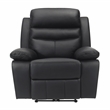 Lexicon Hancock Leather Power Reclining Chair in Black