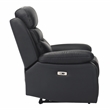 Lexicon Hancock Leather Power Reclining Chair in Black