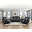 Lexicon Hancock Leather Power Reclining Chair in Black