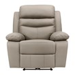 Lexicon Hancock Leather Power Reclining Chair in Latte