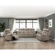 Lexicon Hancock Leather Power Reclining Chair in Latte