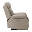 Lexicon Hancock Leather Power Reclining Chair in Latte