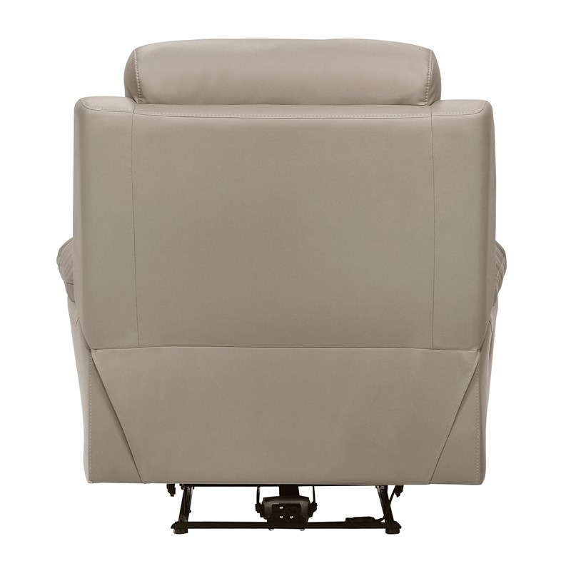 Lexicon Hancock Leather Power Reclining Chair in Latte
