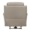 Lexicon Hancock Leather Power Reclining Chair in Latte