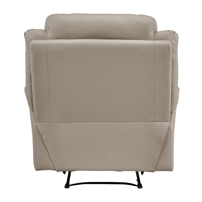 Lexicon Laconia Leather Reclining Chair in Latte