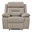 Lexicon Laconia Leather Reclining Chair in Latte