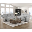 Lexicon Lyndon 2-Piece Chenille Sofa Set in Gray