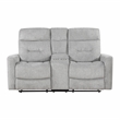 Lexicon Lyndon 2-Piece Chenille Sofa Set in Gray