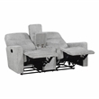 Lexicon Lyndon 2-Piece Chenille Sofa Set in Gray