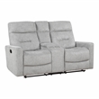 Lexicon Lyndon 2-Piece Chenille Sofa Set in Gray