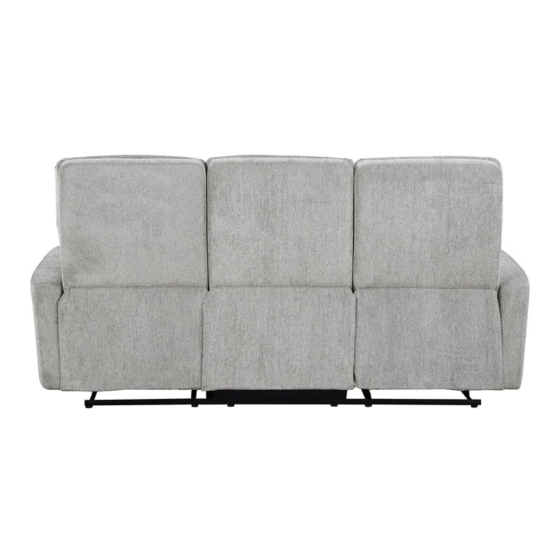 Lexicon Lyndon 2-Piece Chenille Sofa Set in Gray