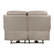 Lexicon Hancock 2-Piece Leather Sofa Set in Latte