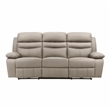 Lexicon Hancock 2-Piece Leather Sofa Set in Latte