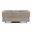 Lexicon Laconia 2-Piece Leather Sofa Set in Latte