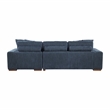 Lexicon Raife 2-Piece Chenille Sectional with Right Chaise in Gray