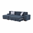 Lexicon Raife 2-Piece Chenille Sectional with Left Chaise in Gray