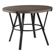 Lexicon Crowley Metal and Wood Counter Height Table in Black