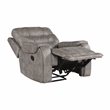 Lexicon Oberon Microfiber Reclining Chair in Grayish brown