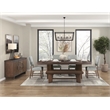 Lexicon Franco Wood Dining Bench in Walnut