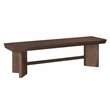 Lexicon Franco Wood Dining Bench in Walnut