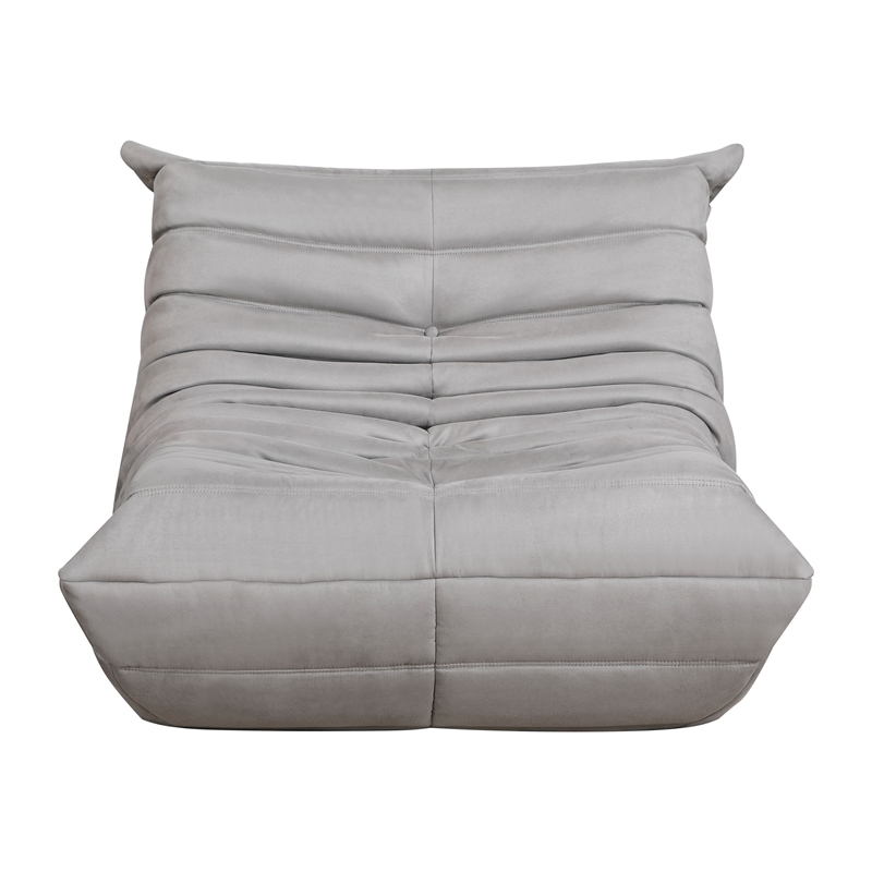 Lexicon Seven Microfiber Accent chair in Gray